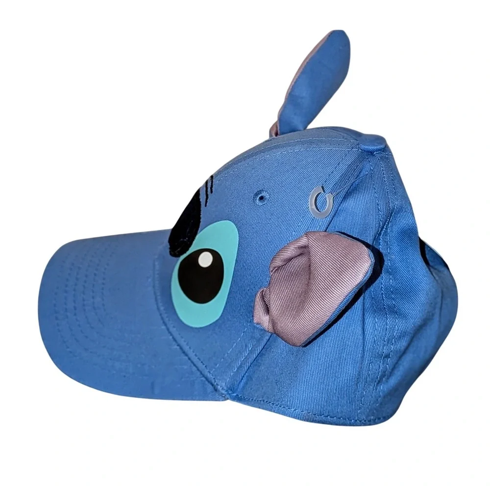 Disney Stitch Baseball Cap Blue Adjustable Ears Kids NWT‎
